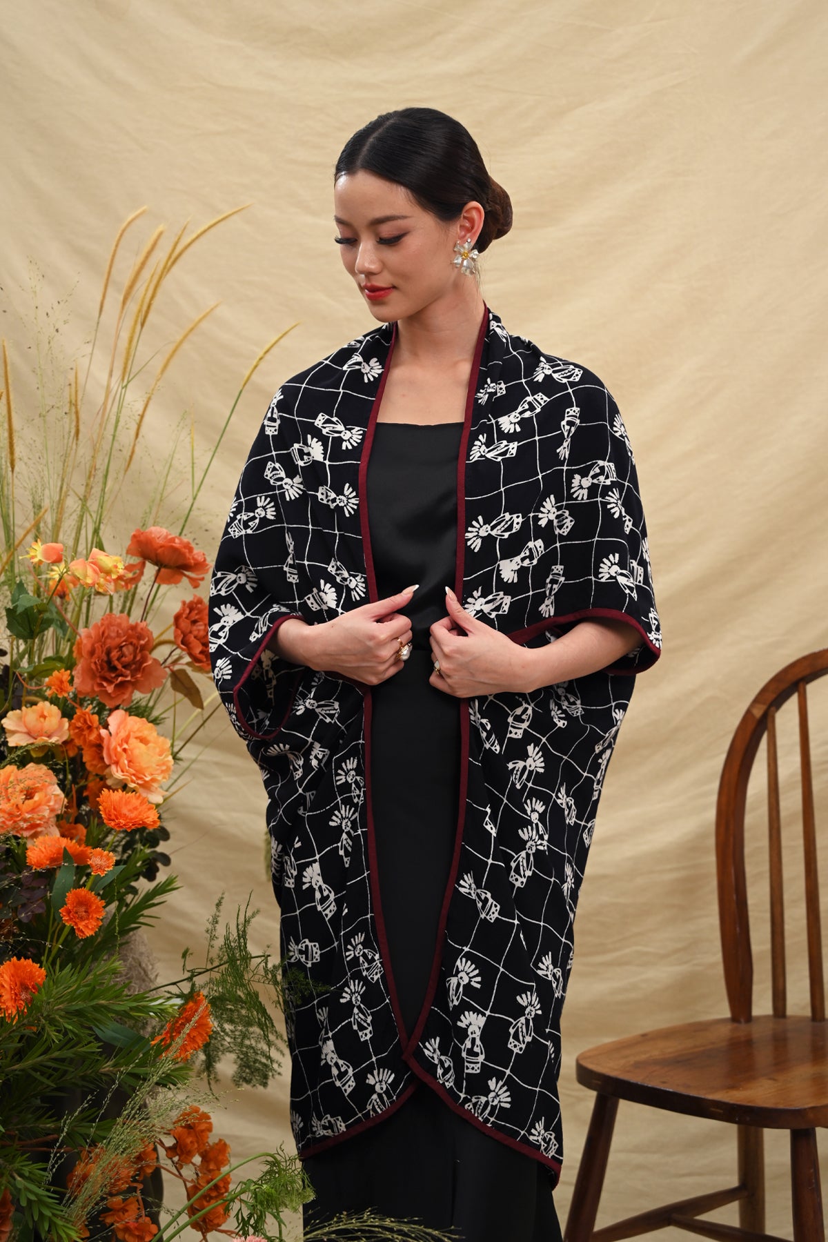 Outer Rayon Black Betawi T5692