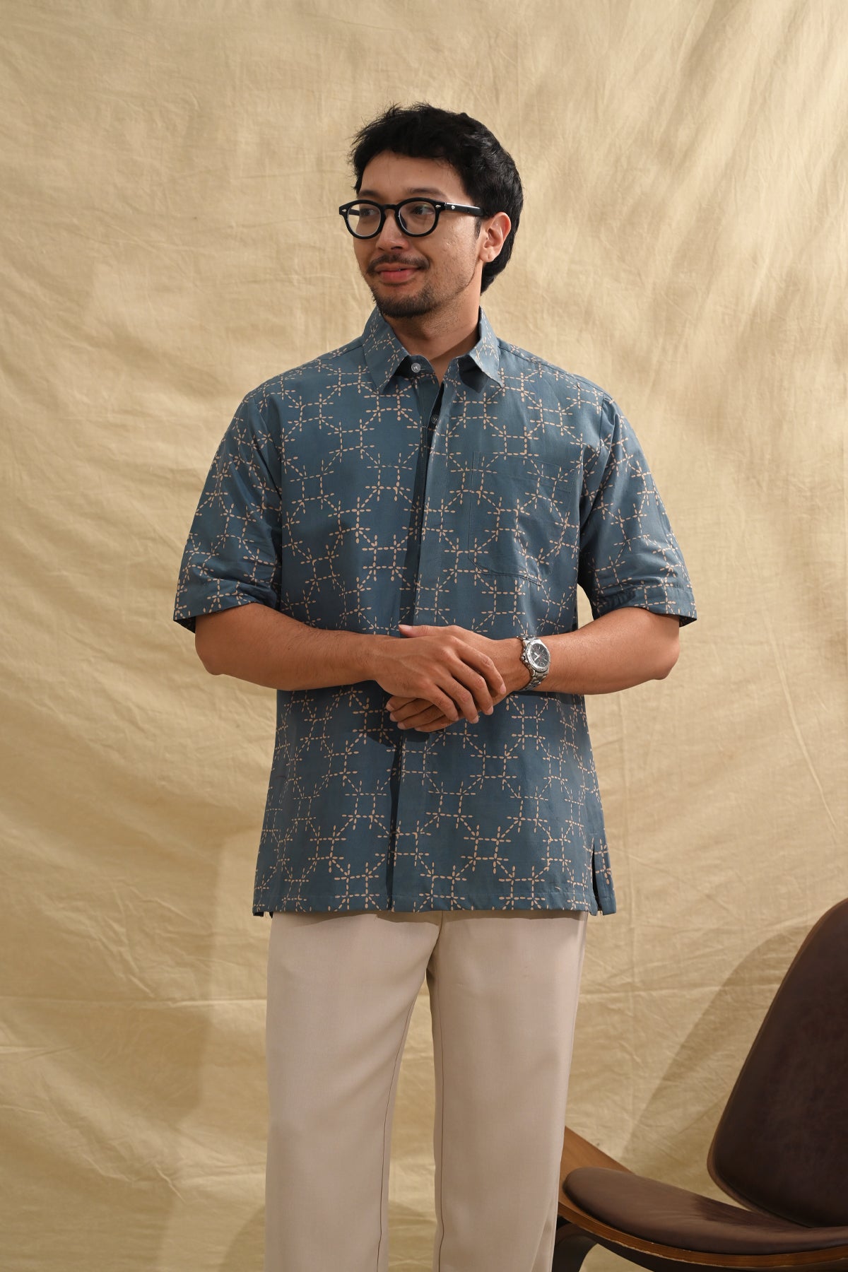 Octogonia Harmoni Teal Short M0362