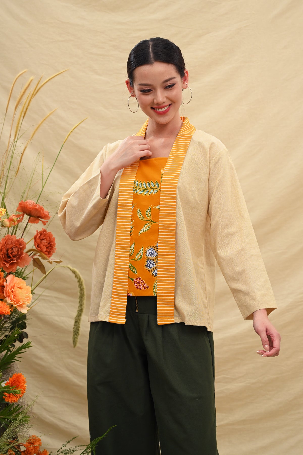 Kebaya Long Yellow PART0475