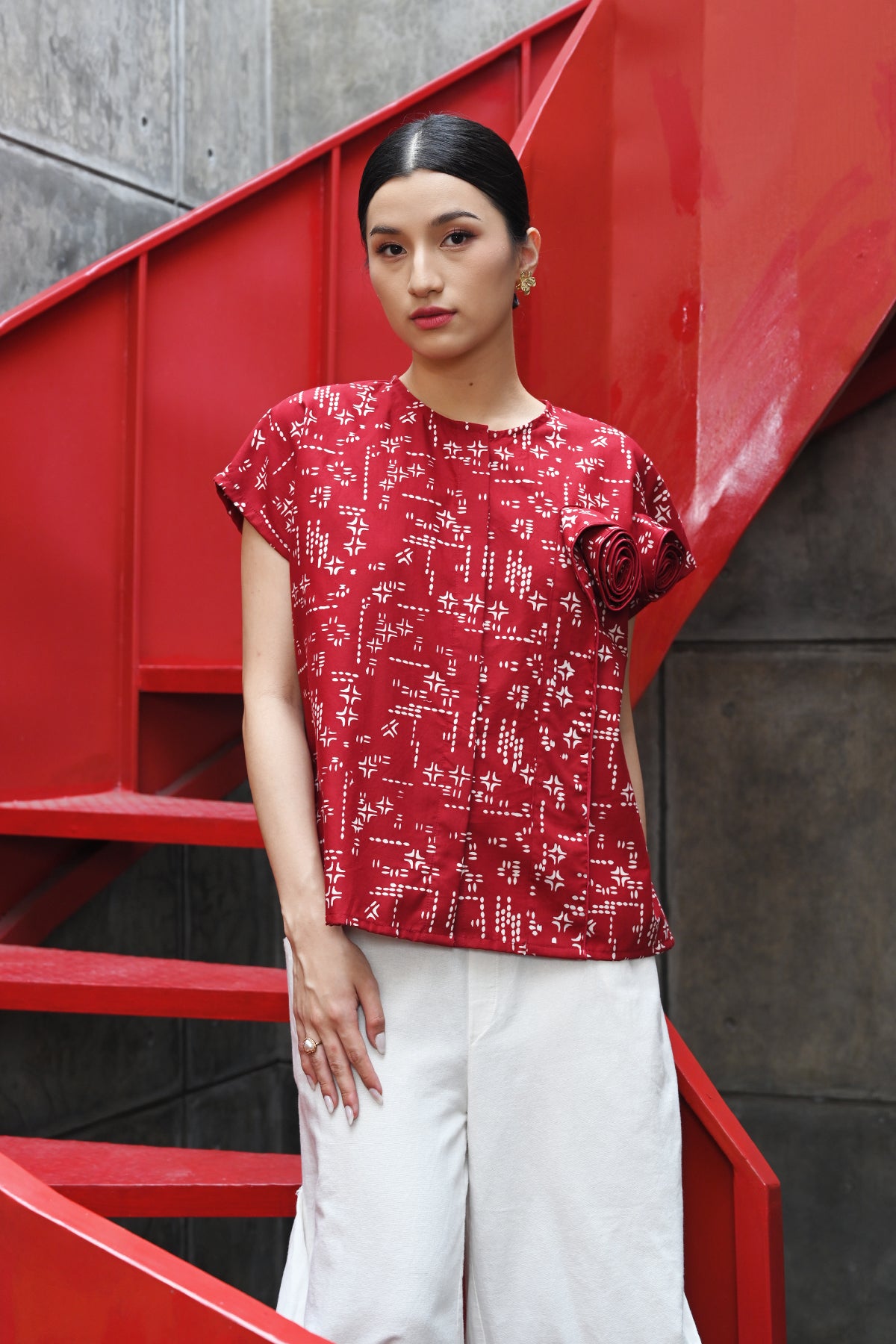 Rose Garut Merah Putih T6058