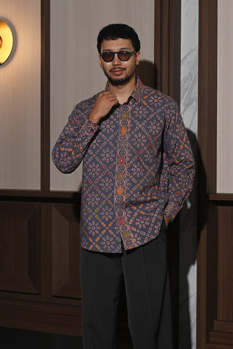 Bayu Long Wonogiren Blue L0140