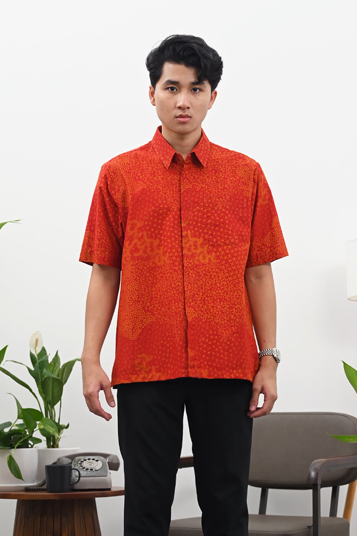 Panipura Red Encim Short  M0318