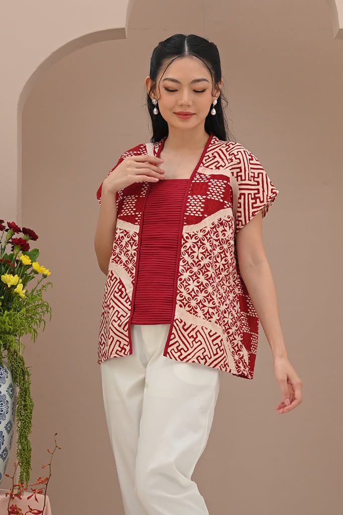 Dhini Lipit Merah Putih T3162