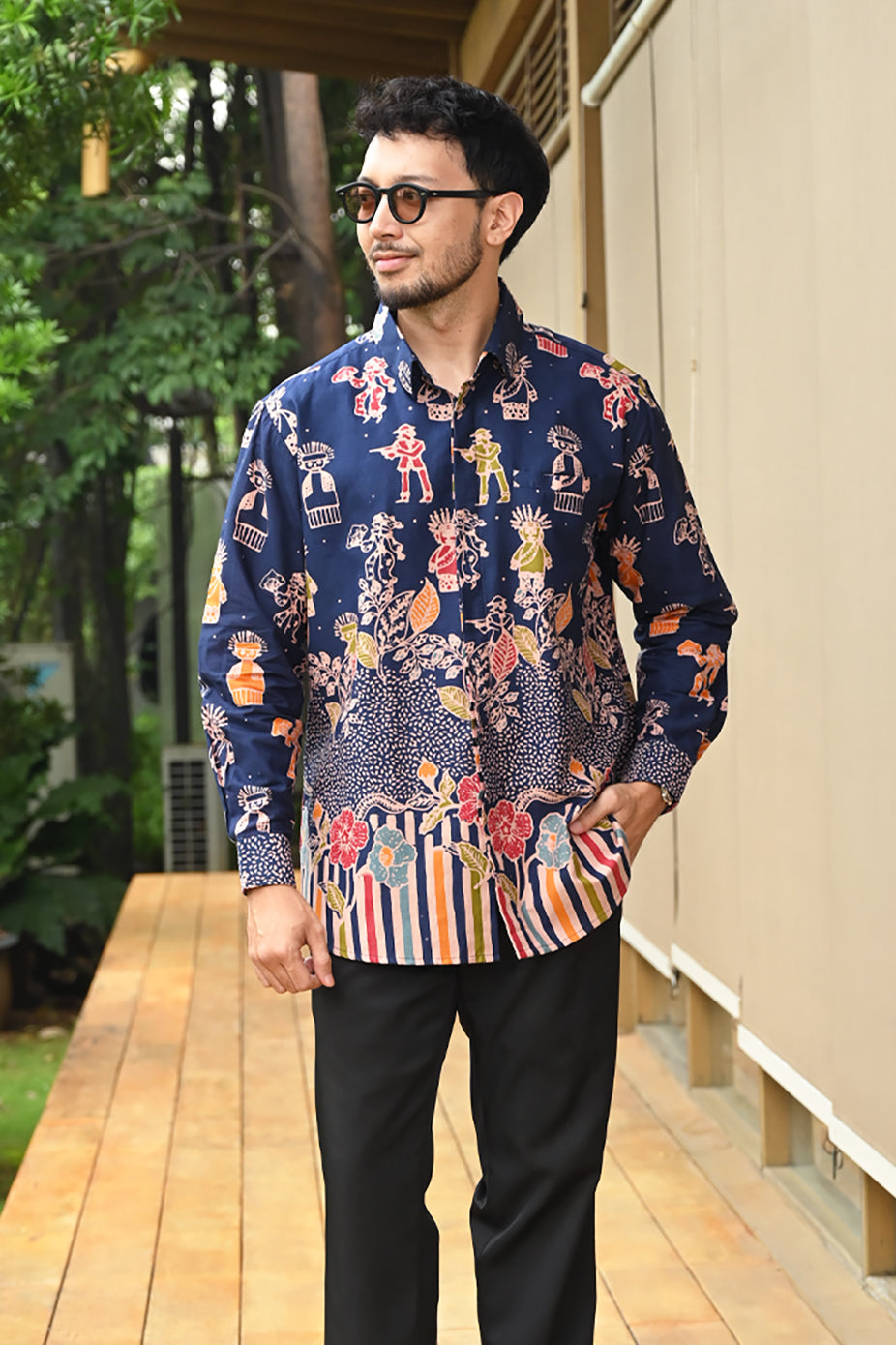 Betawi Blue Long L0151