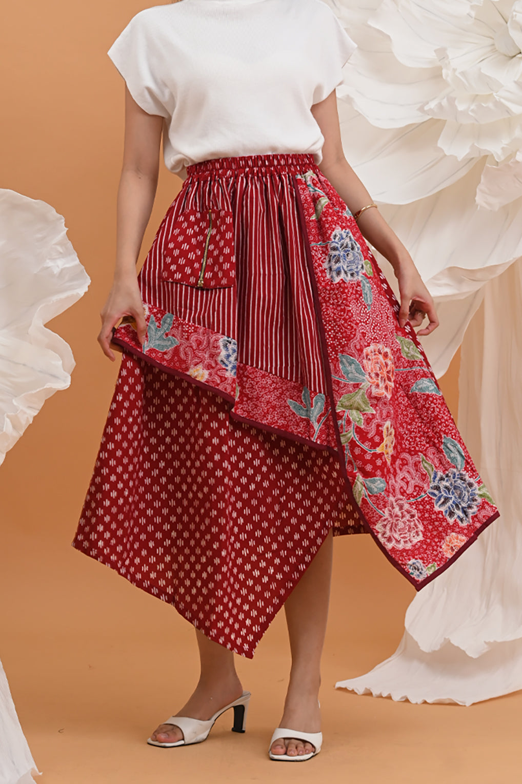 Vini Skirt Encim Red P0407