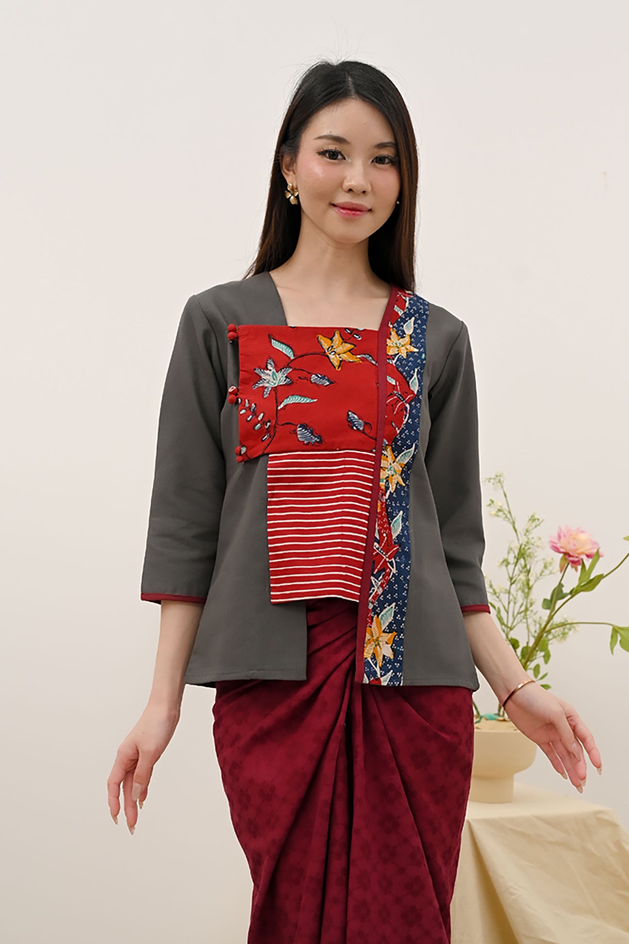 Kebaya Stacato Tulis Betawi T4241