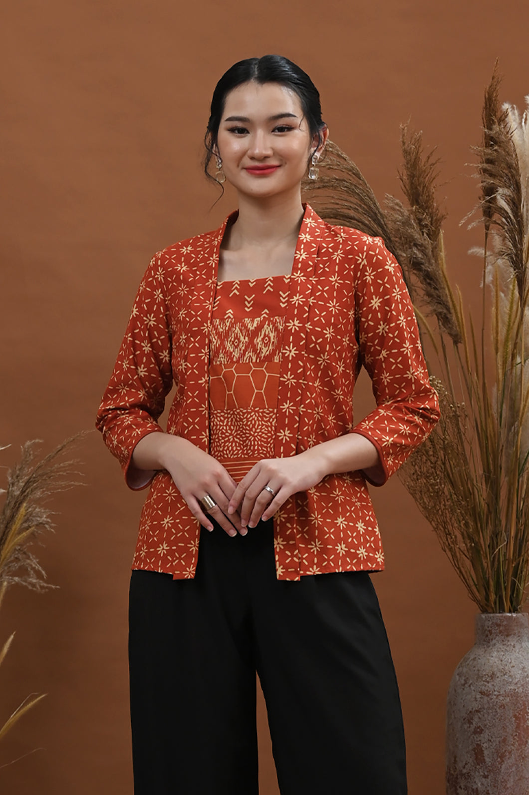 Kebaya Garut Orange T3052