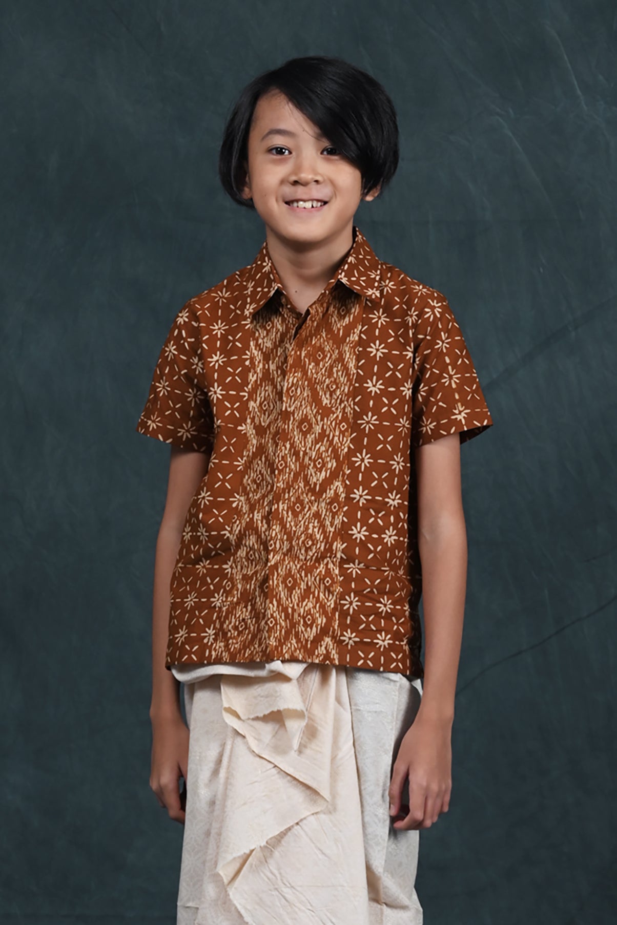 Shirt Garut Short Brown K0004