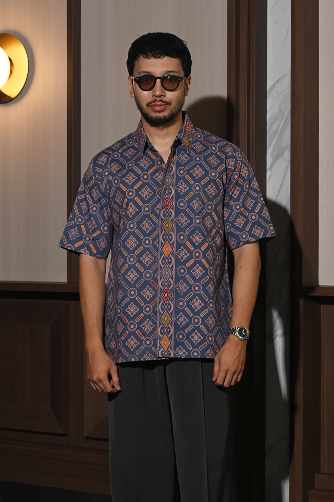 Banara Wonogiren Blue Short M0294