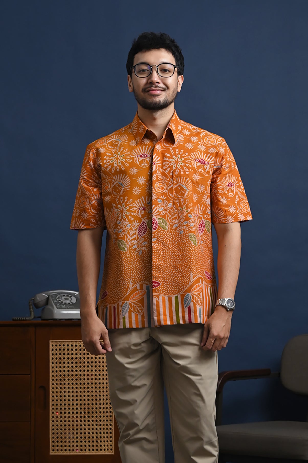 Betawi Orange Short M0300