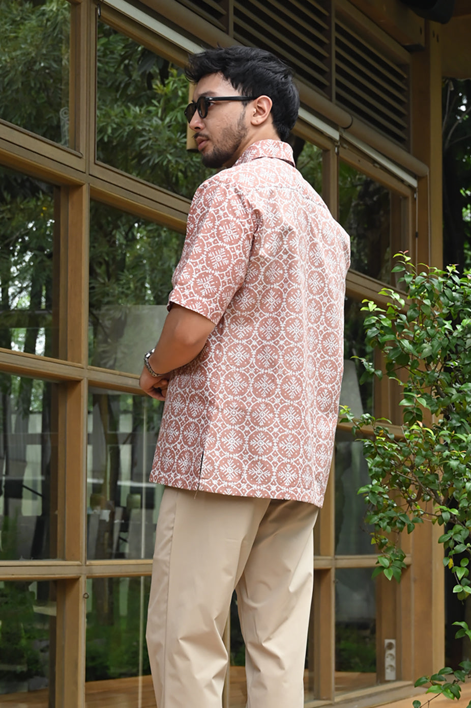 Jlamprang Brown Short M0309