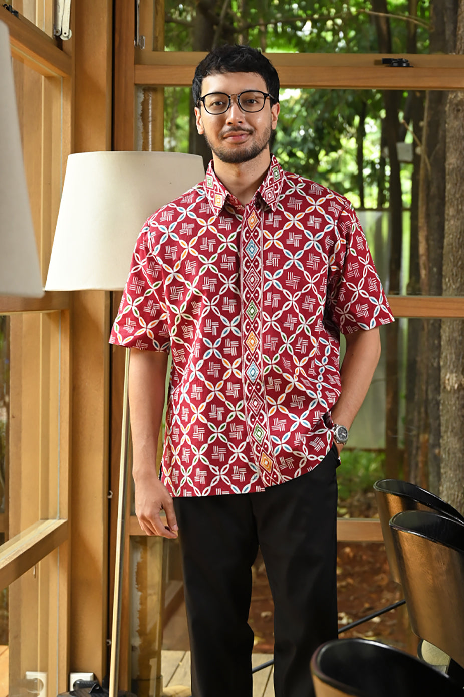 Banara Wonogiren Red Short M0293