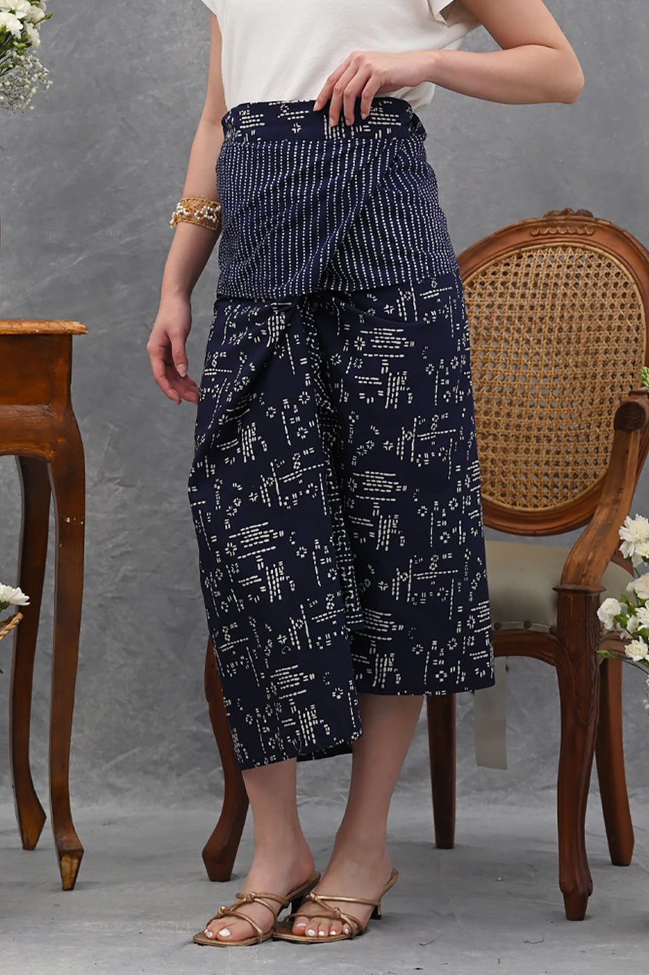 Lilit Skirt Garut Blue P0477