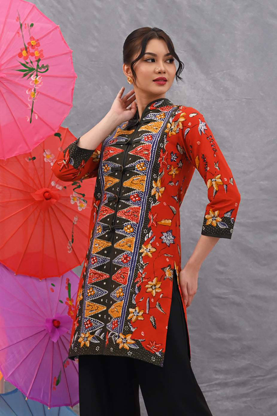 Laura Dress Tulis Betawi T4173