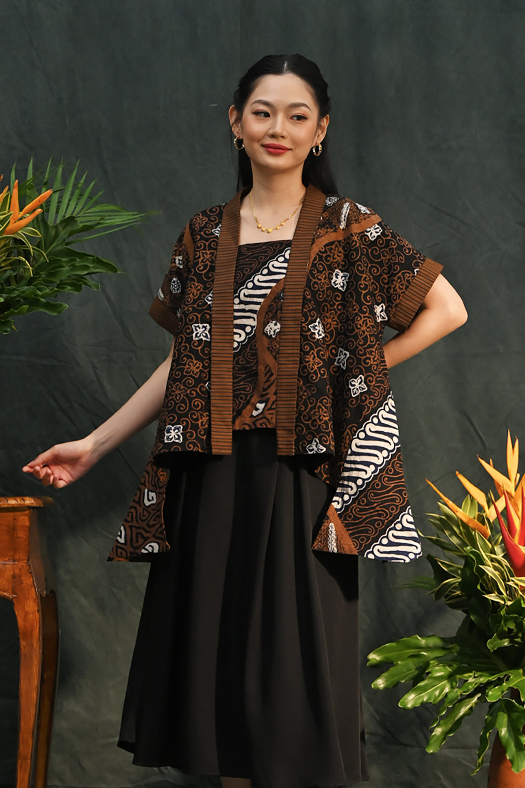 Kebaya Mampang Dobi Sogan T3148