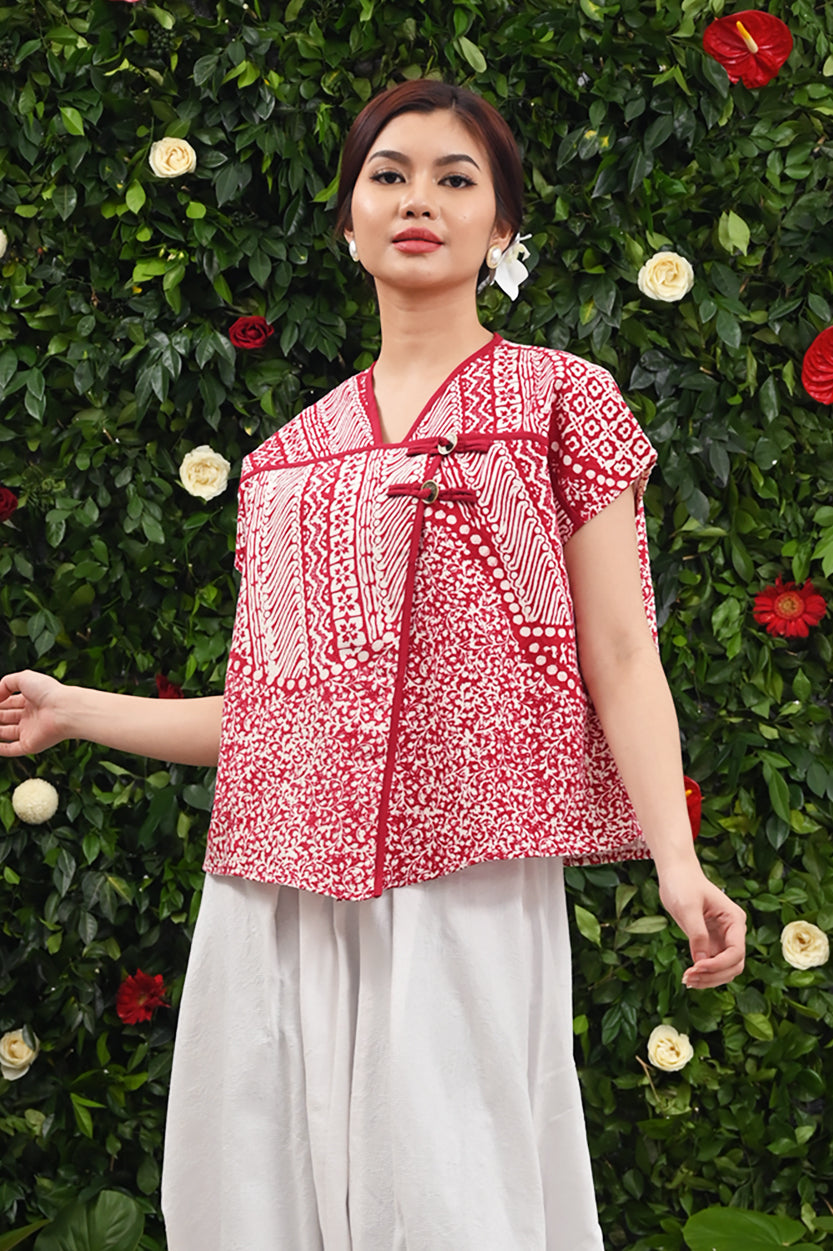 Dhinita Dobi Merah Putih T4446