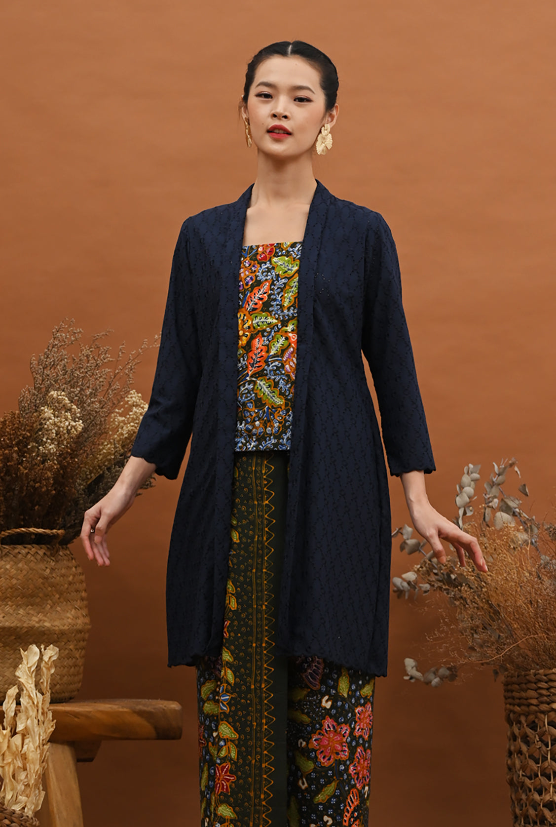 Tunik Kartini Blue Lasem T2855