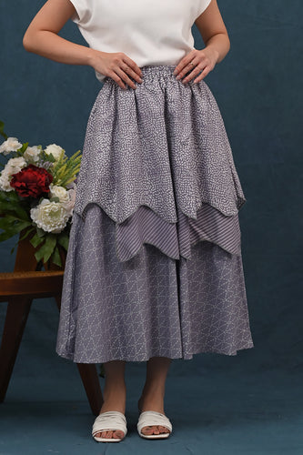Tila Skirt Garut Grey P0450