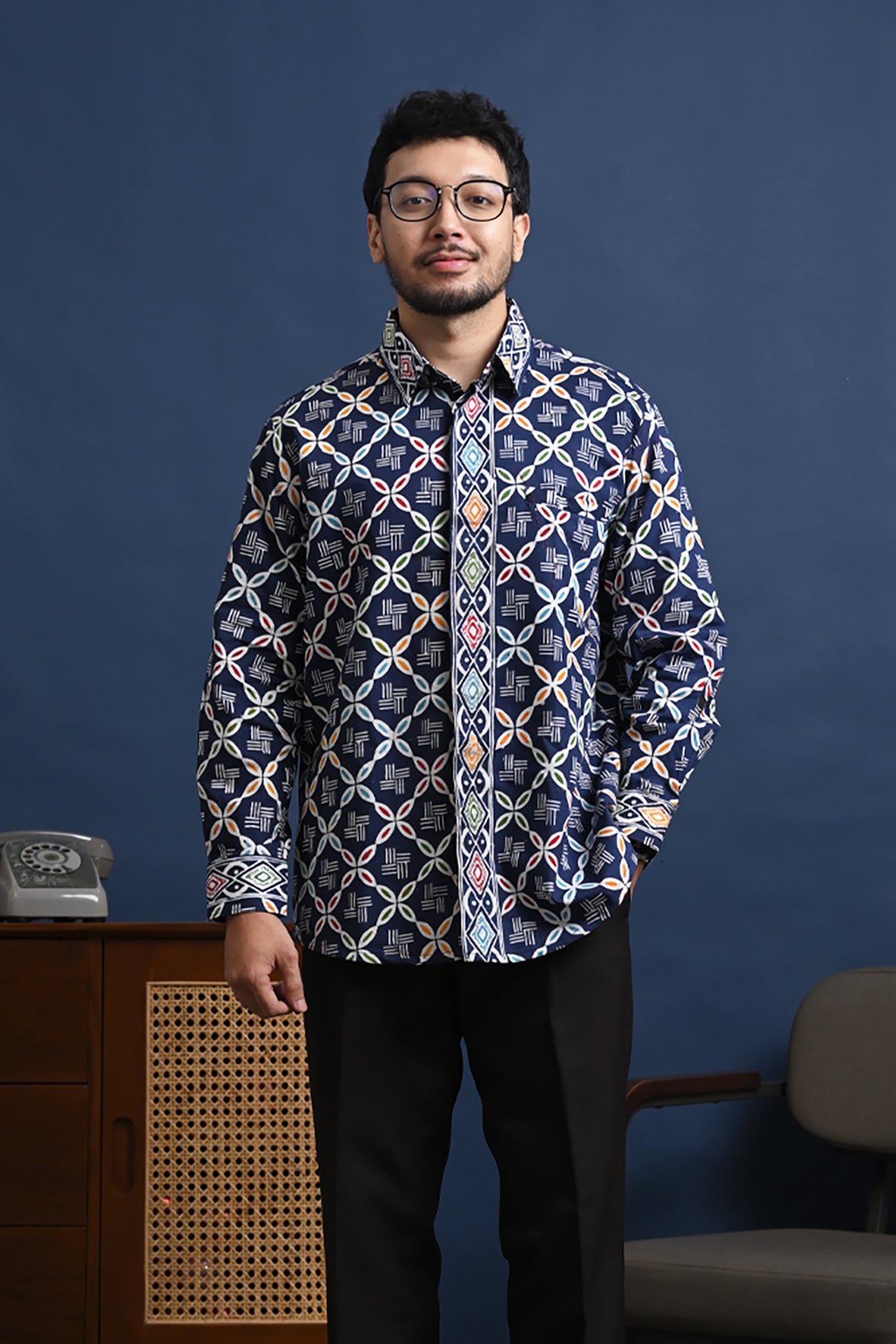 Banara Long Wonogiren Blue L0137