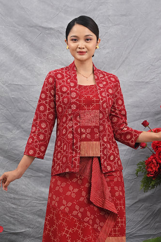Kebaya Garut Merah T4511