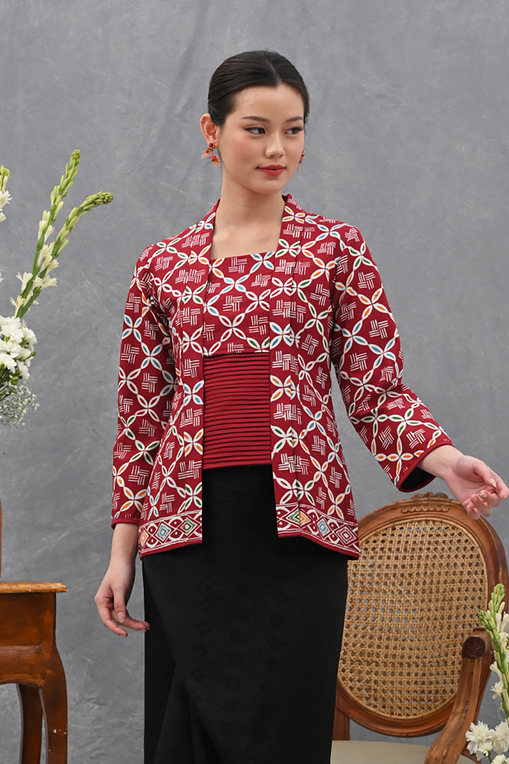 Kebaya Simbok Long Wonogiren T4037