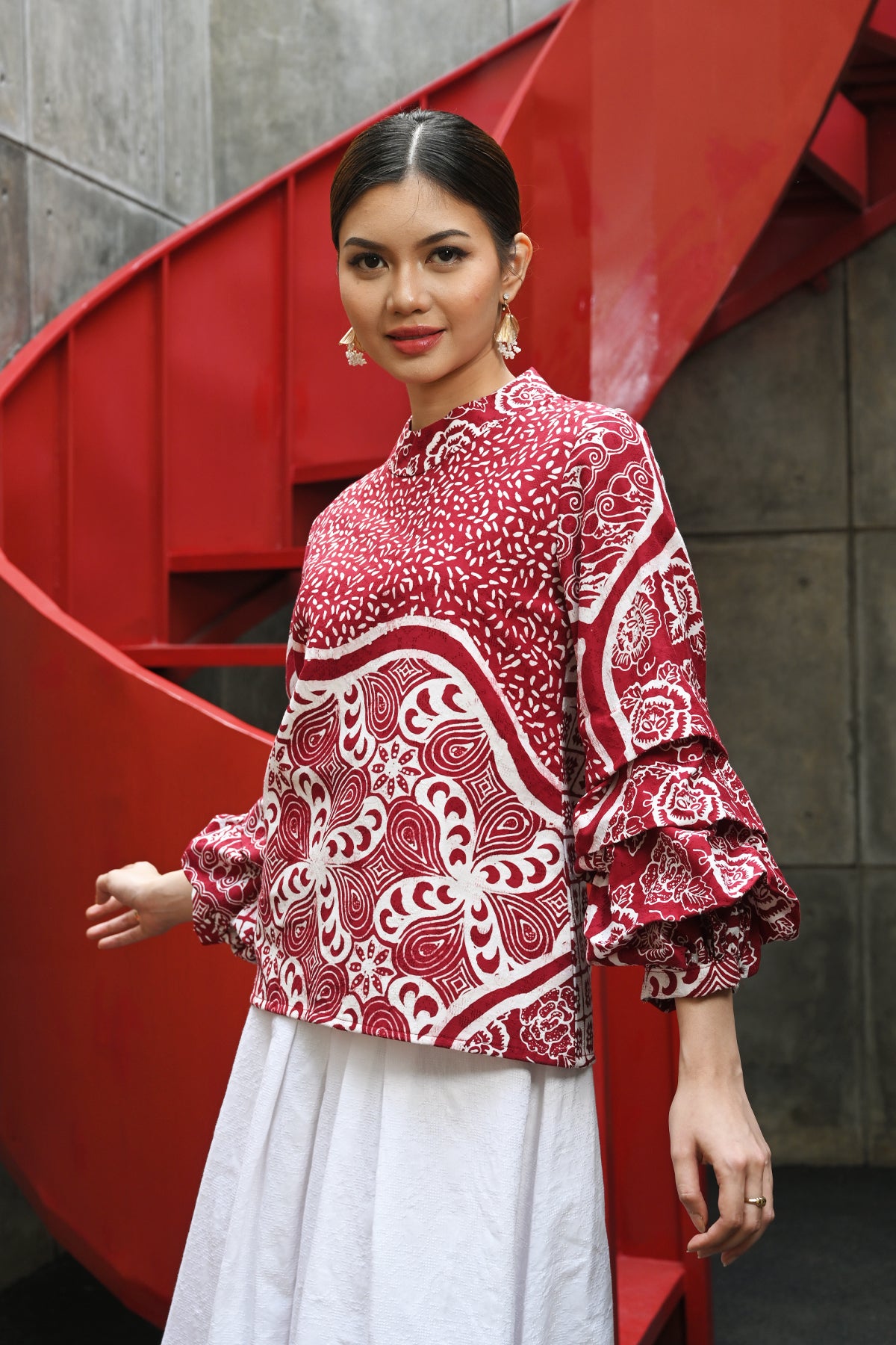 Keropi Dobi Merah Putih T6072