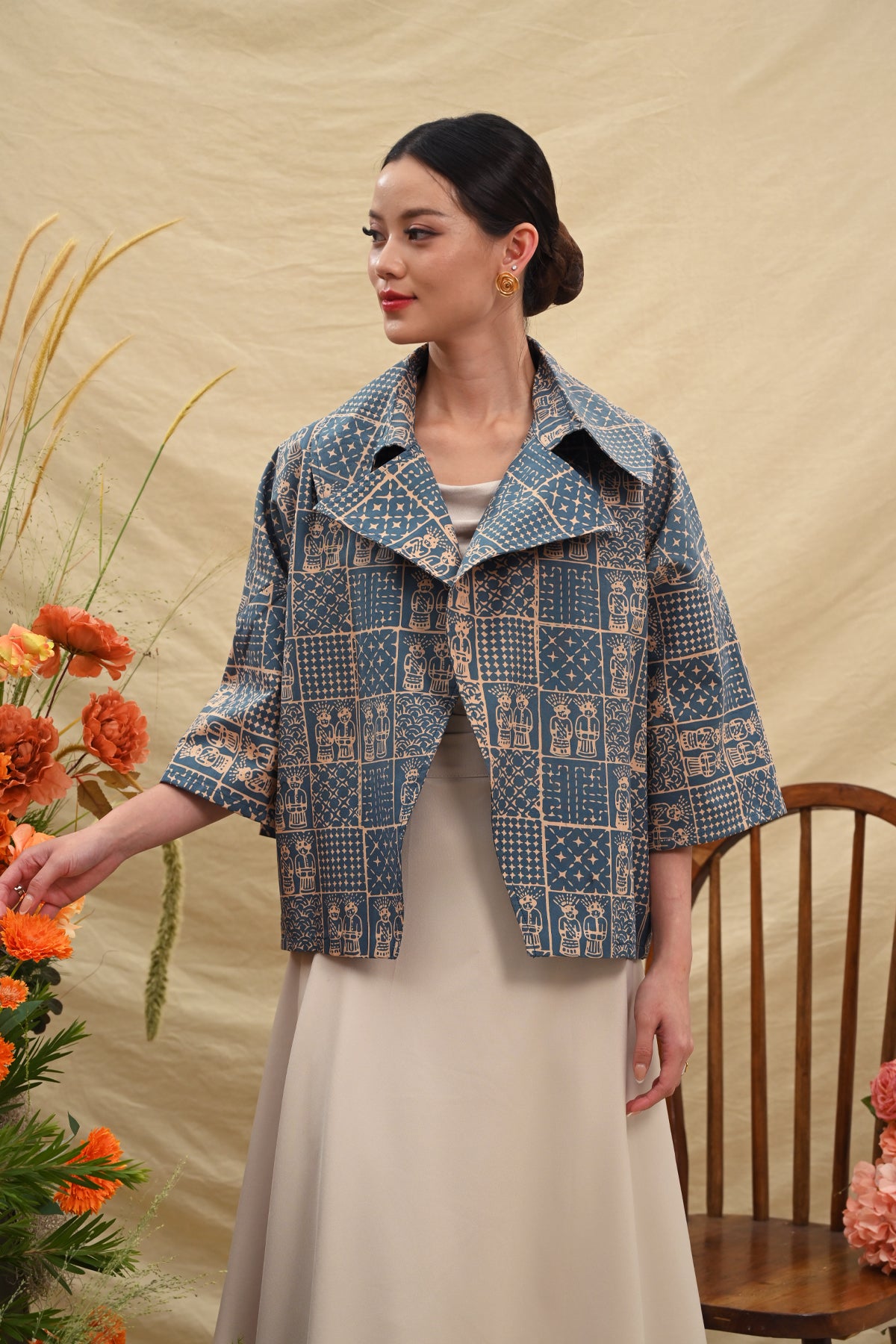 Olga Garut Blue Betawi T5676