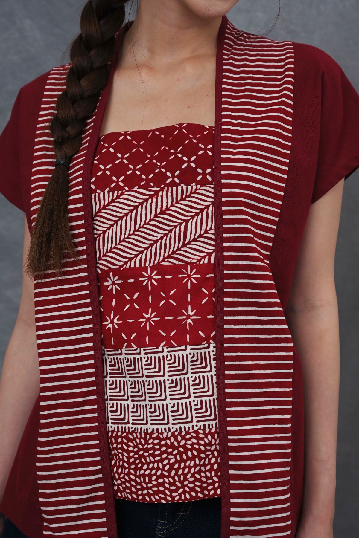 Kebaya Dhini Maroon PART0525