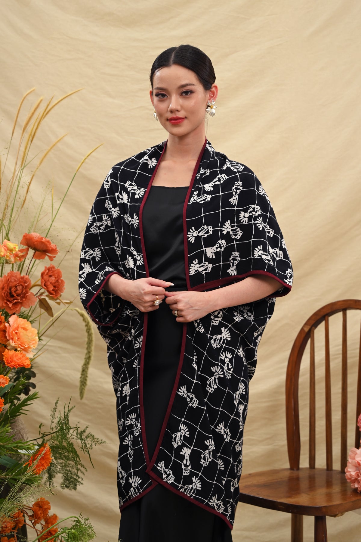 Outer Rayon Black Betawi T5692