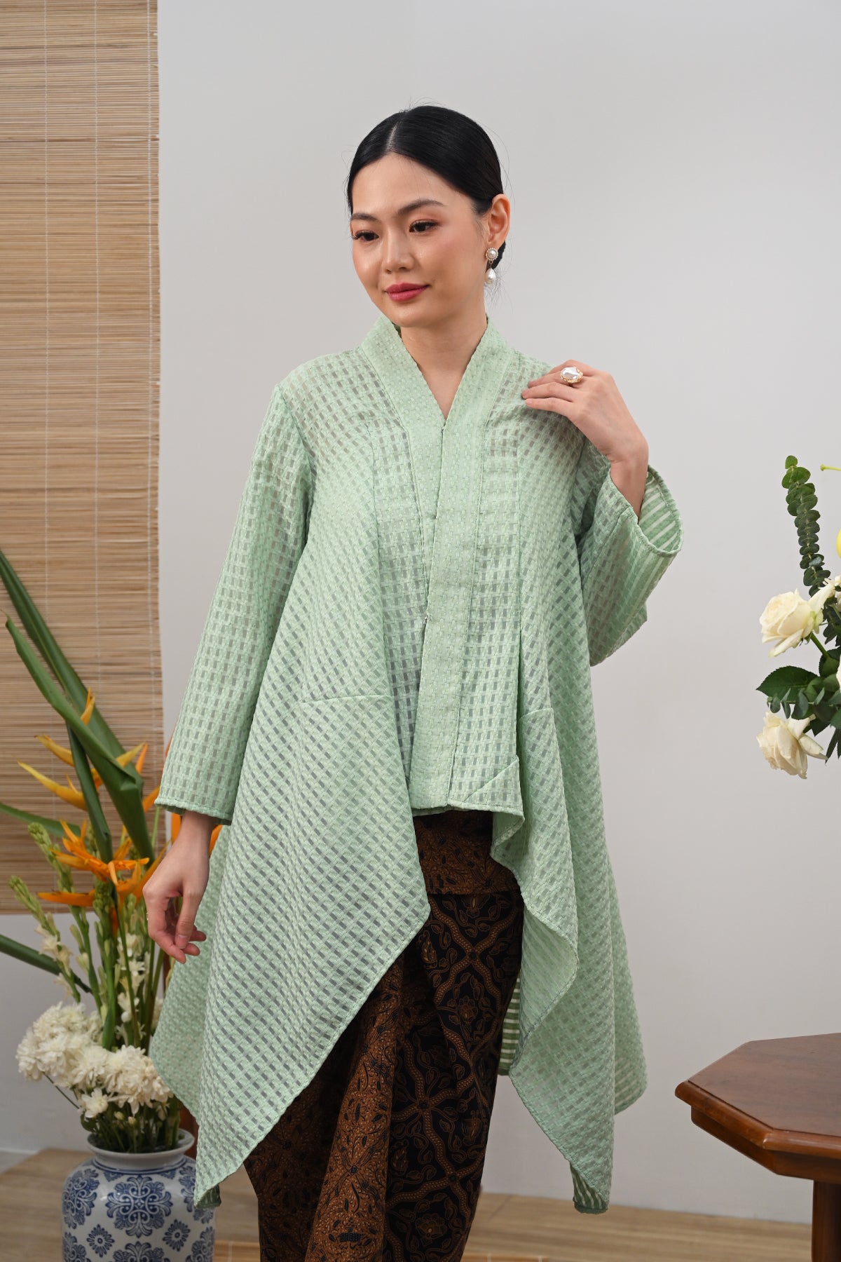 Elena Organza Mint Basic T5609