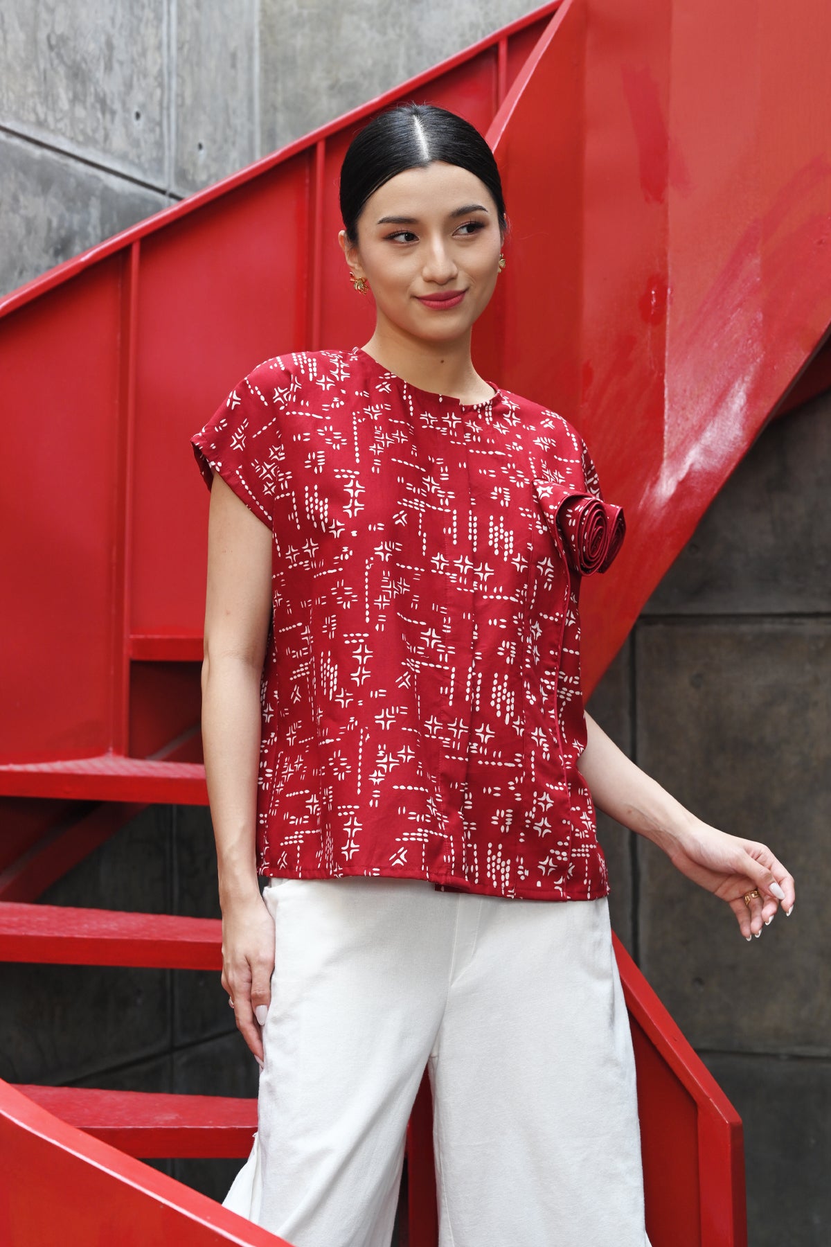 Rose Garut Merah Putih T6058