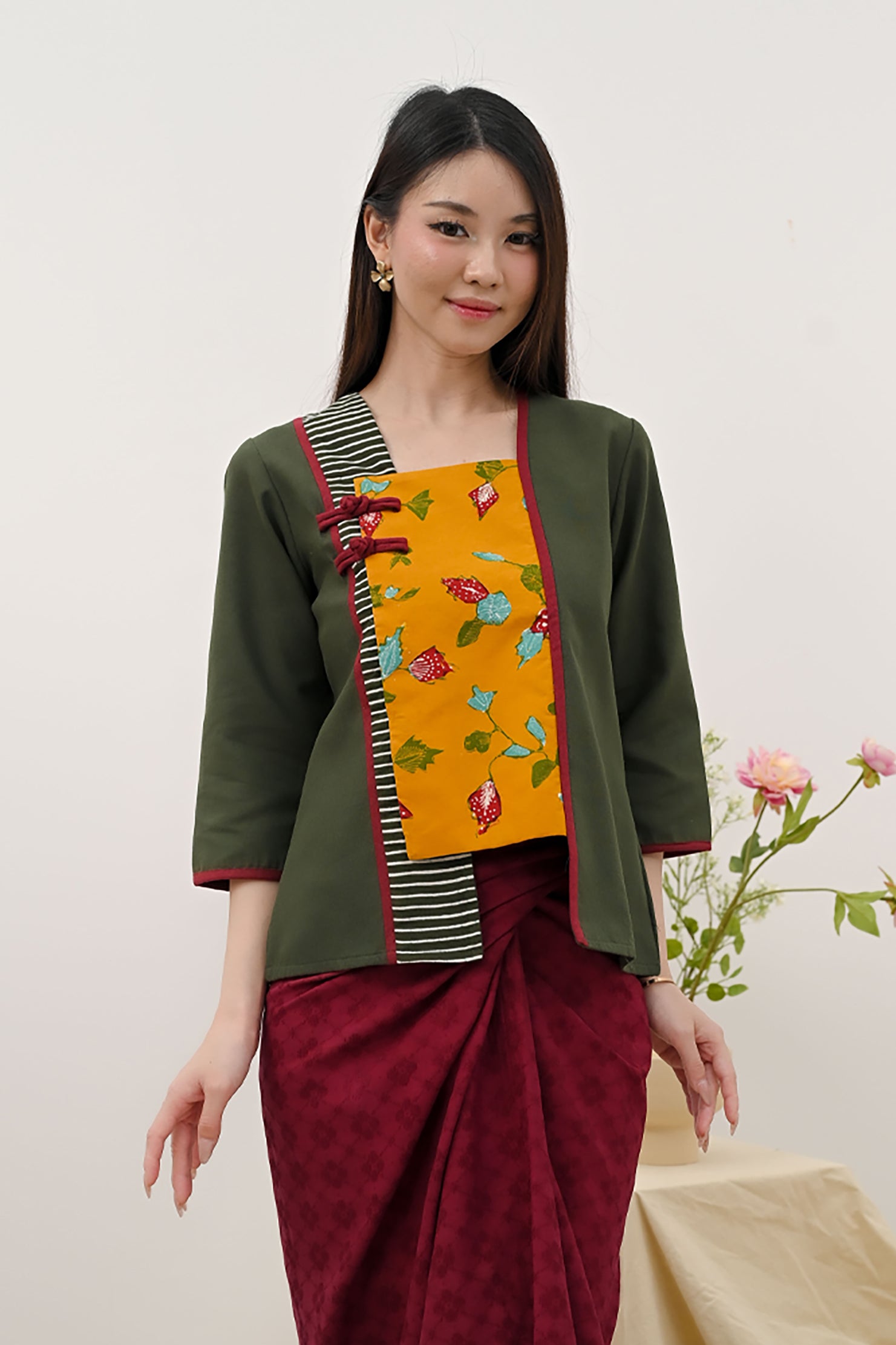 Kebaya Dwika Tulis Betawi T4242