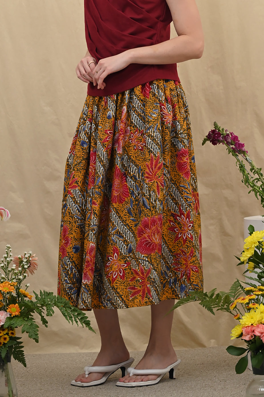 Keke Skirt Encim Yellow P0301