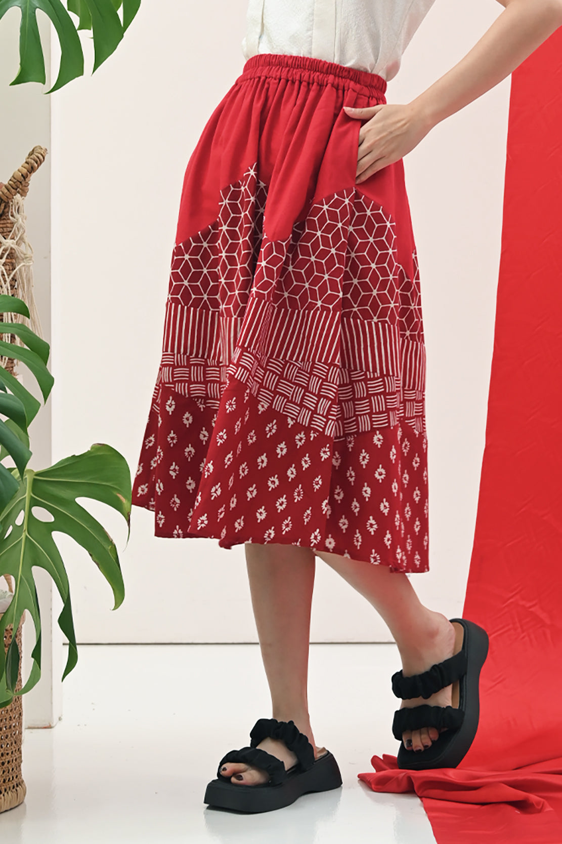 Linda Skirt Merah Putih PART0271