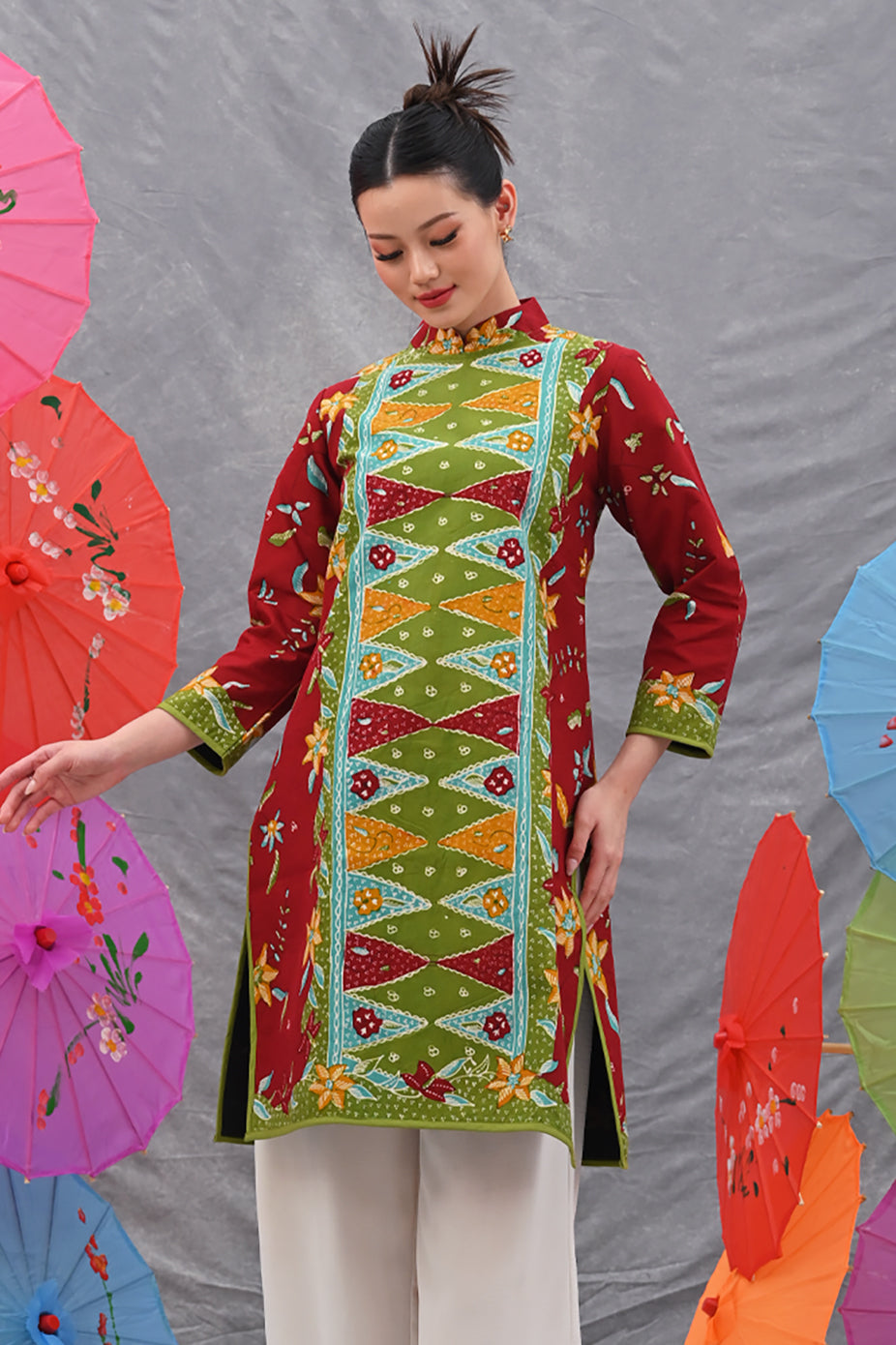 Tunik Chiara Tulis Betawi T4172