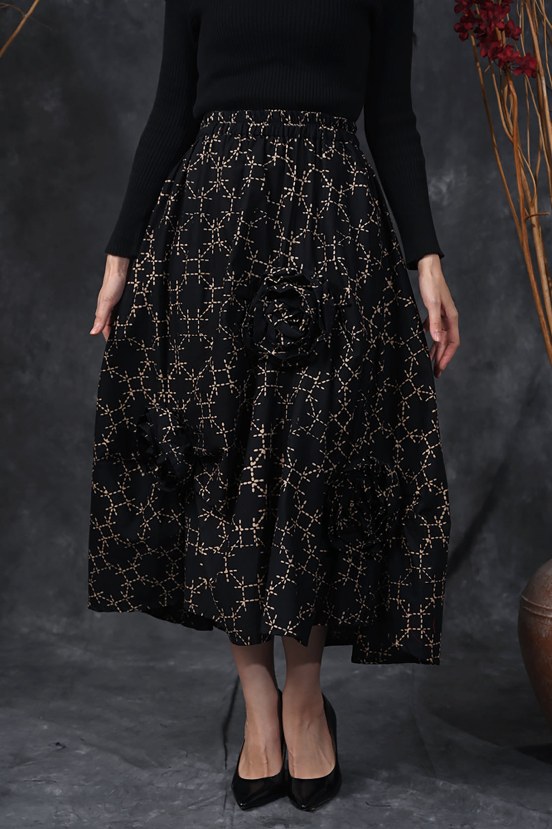 Rosaline Skirt Garut Cemani P0550