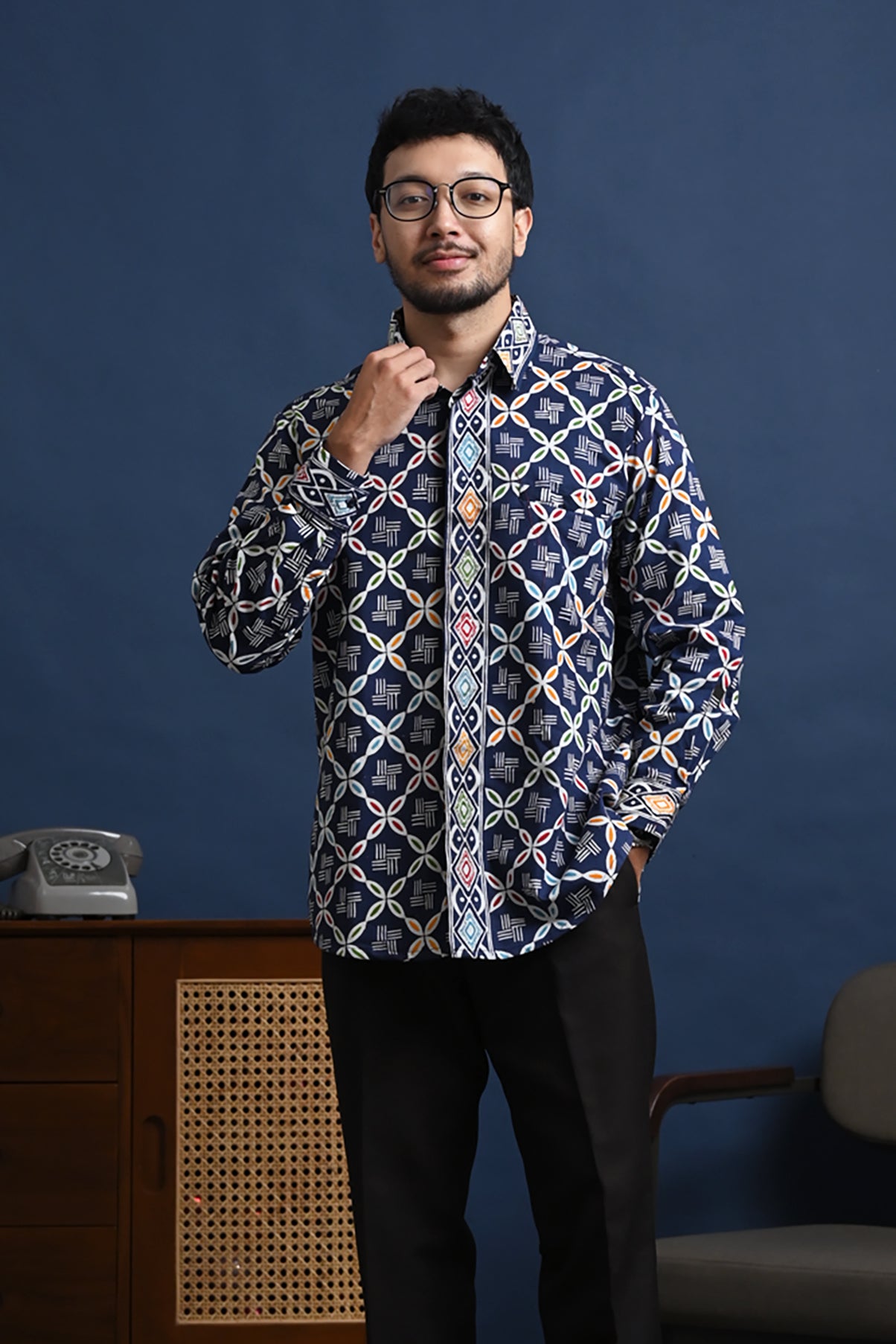 Banara Long Wonogiren Blue L0137