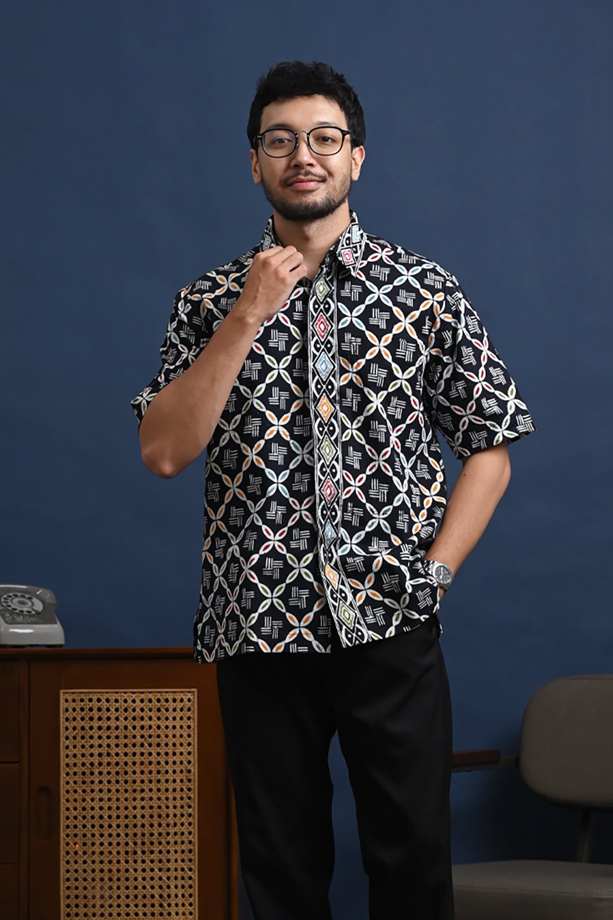 Banara Wonogiren Black Short M0285