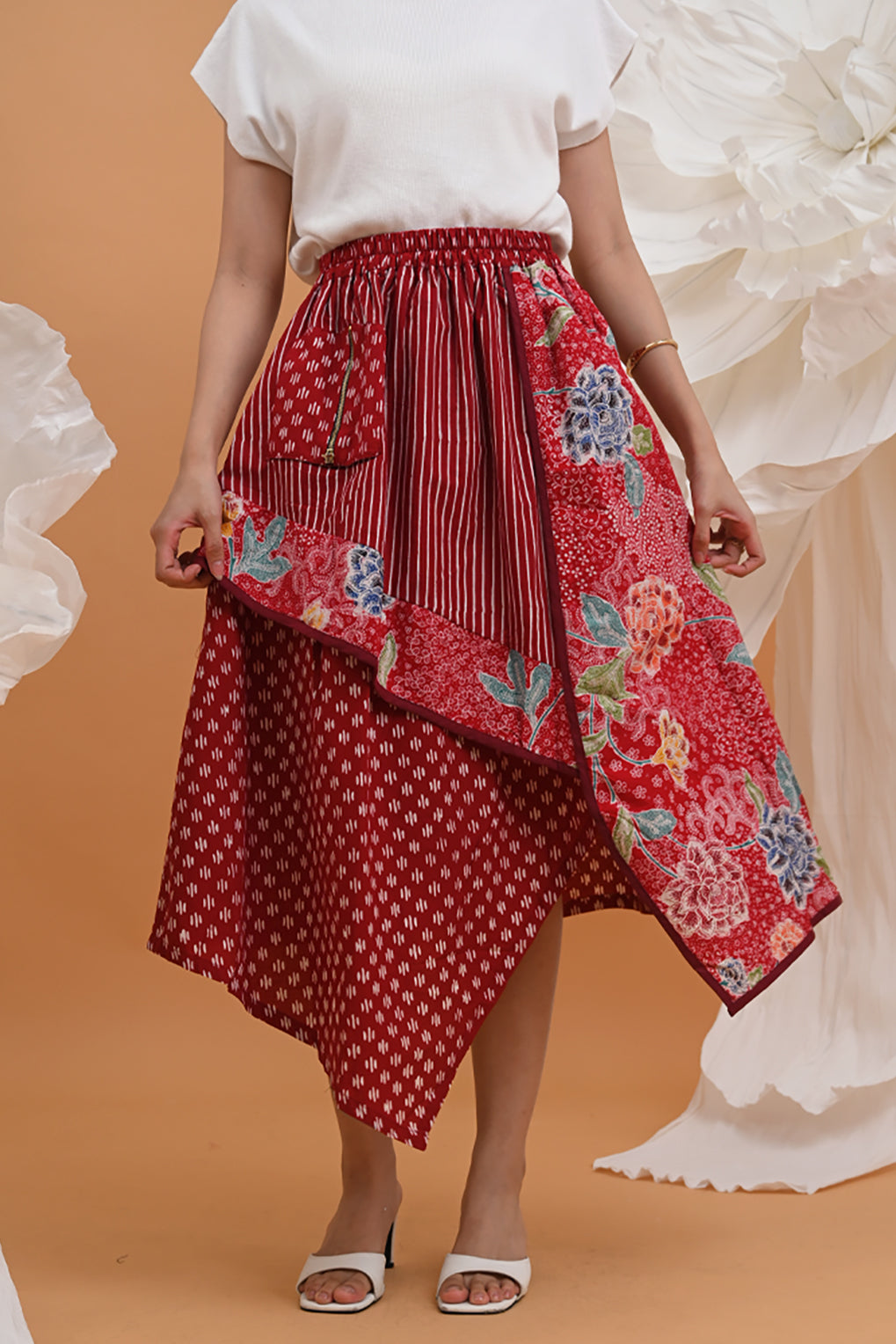 Vini Skirt Encim Red P0407