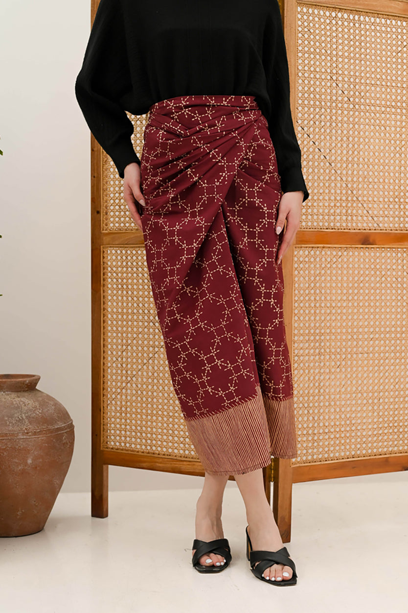 Lilit Skirt Garut Red P0474