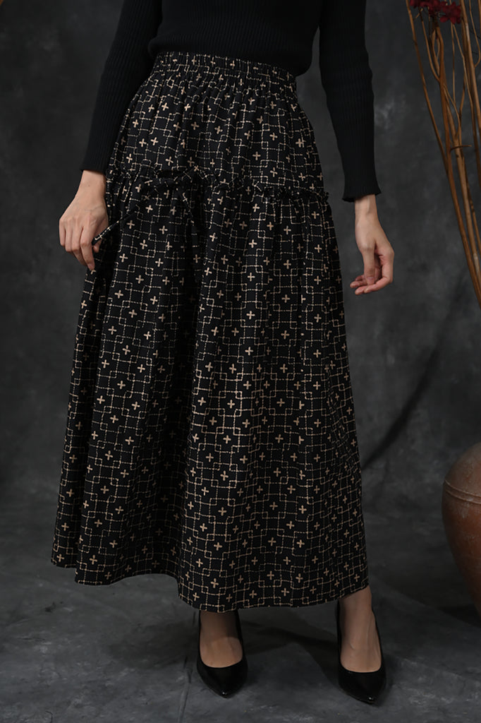 Karenza Skirt Garut Cemani P0551