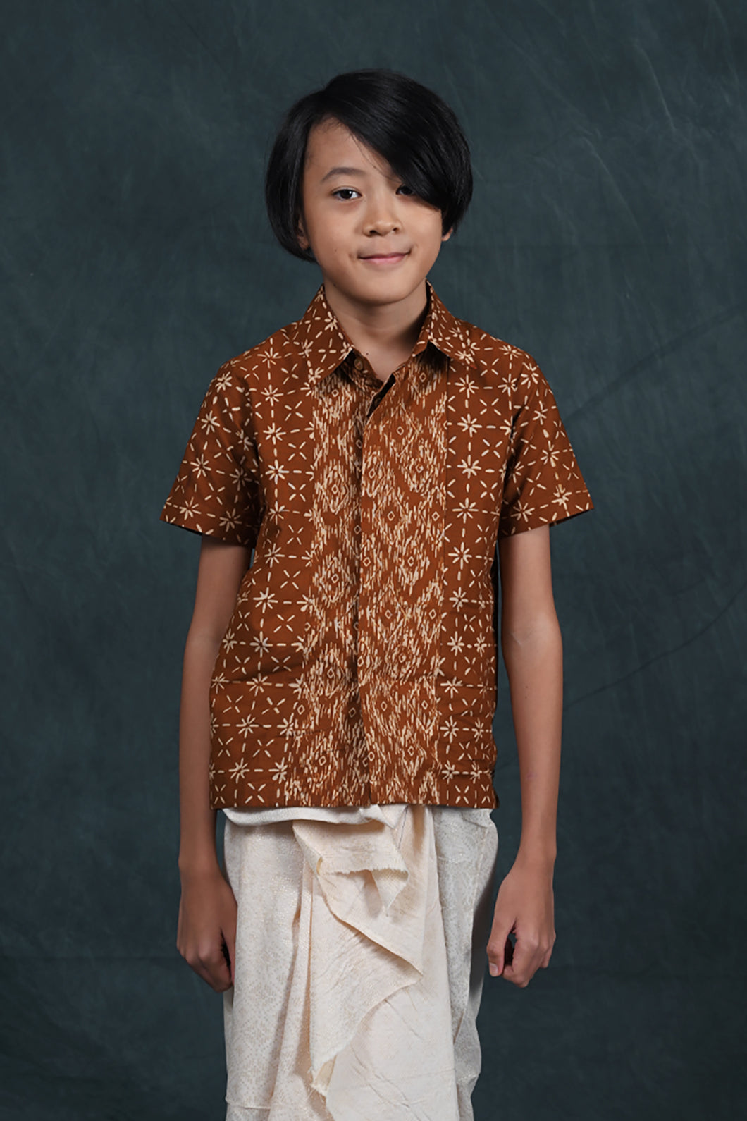 Shirt Garut Short Brown K0004