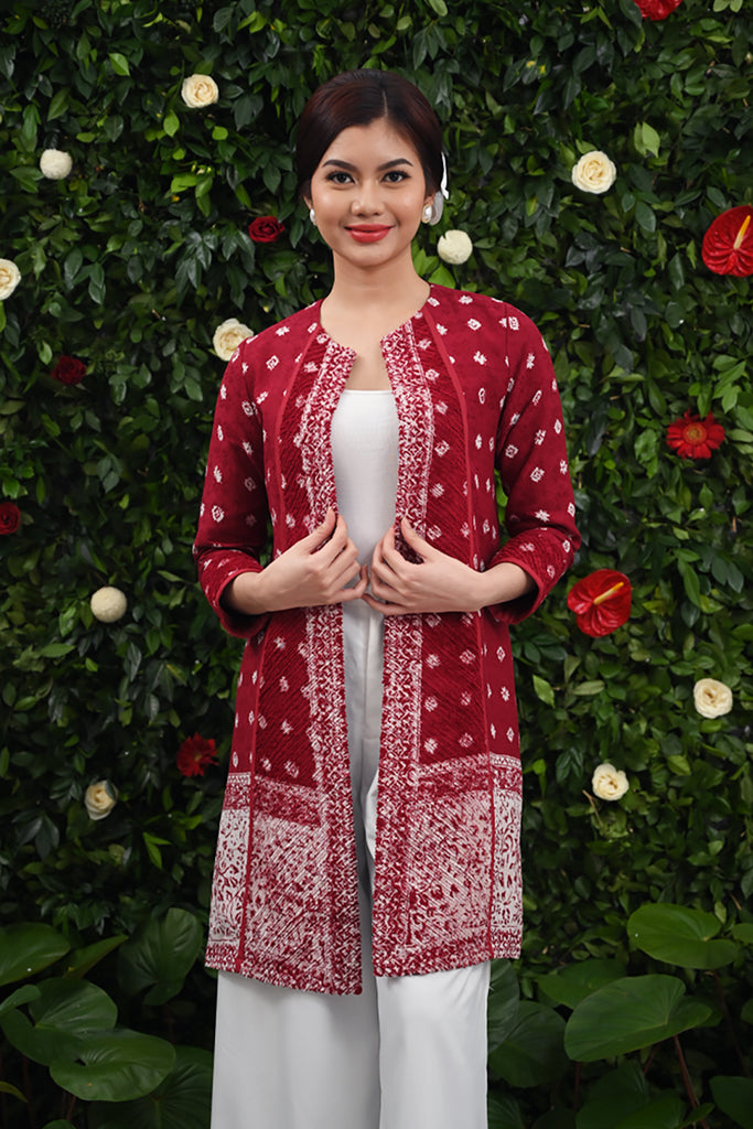 Outer Amasti Dobi Merah Putih Rmb T4447
