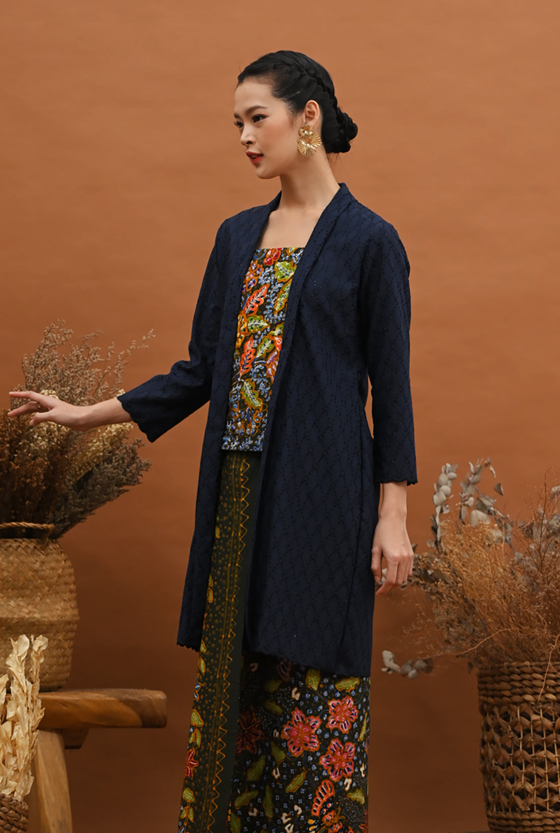 Tunik Kartini Blue Lasem T2855