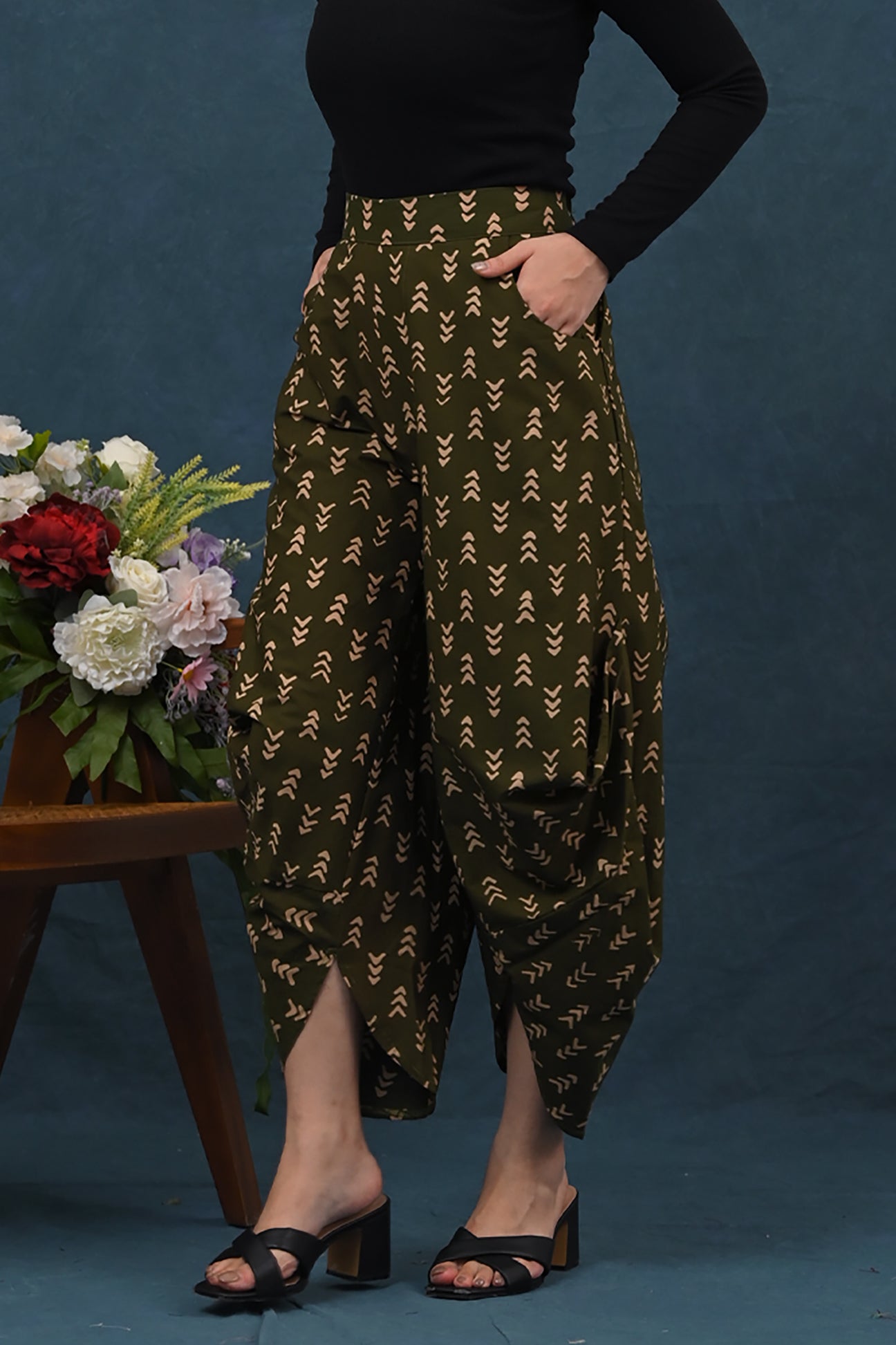 Coral Pants Garut Green P0384