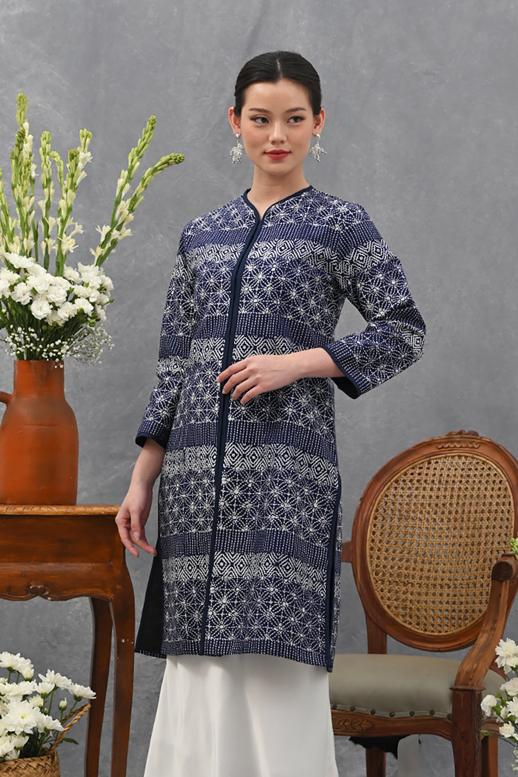 Ayala Tunik Garut Blue T4020