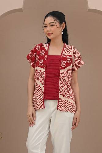 Dhini Lipit Merah Putih T3162