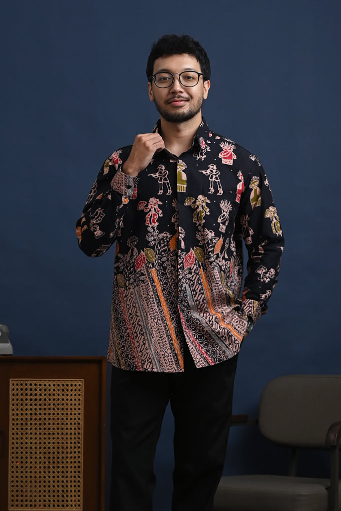Betawi Black Long L0152