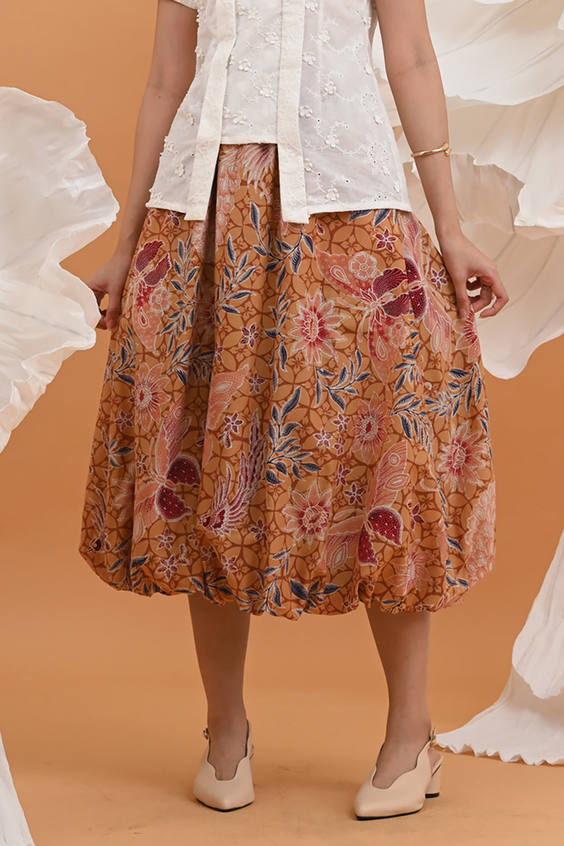 Balloon Skirt Encim Ginger P0468