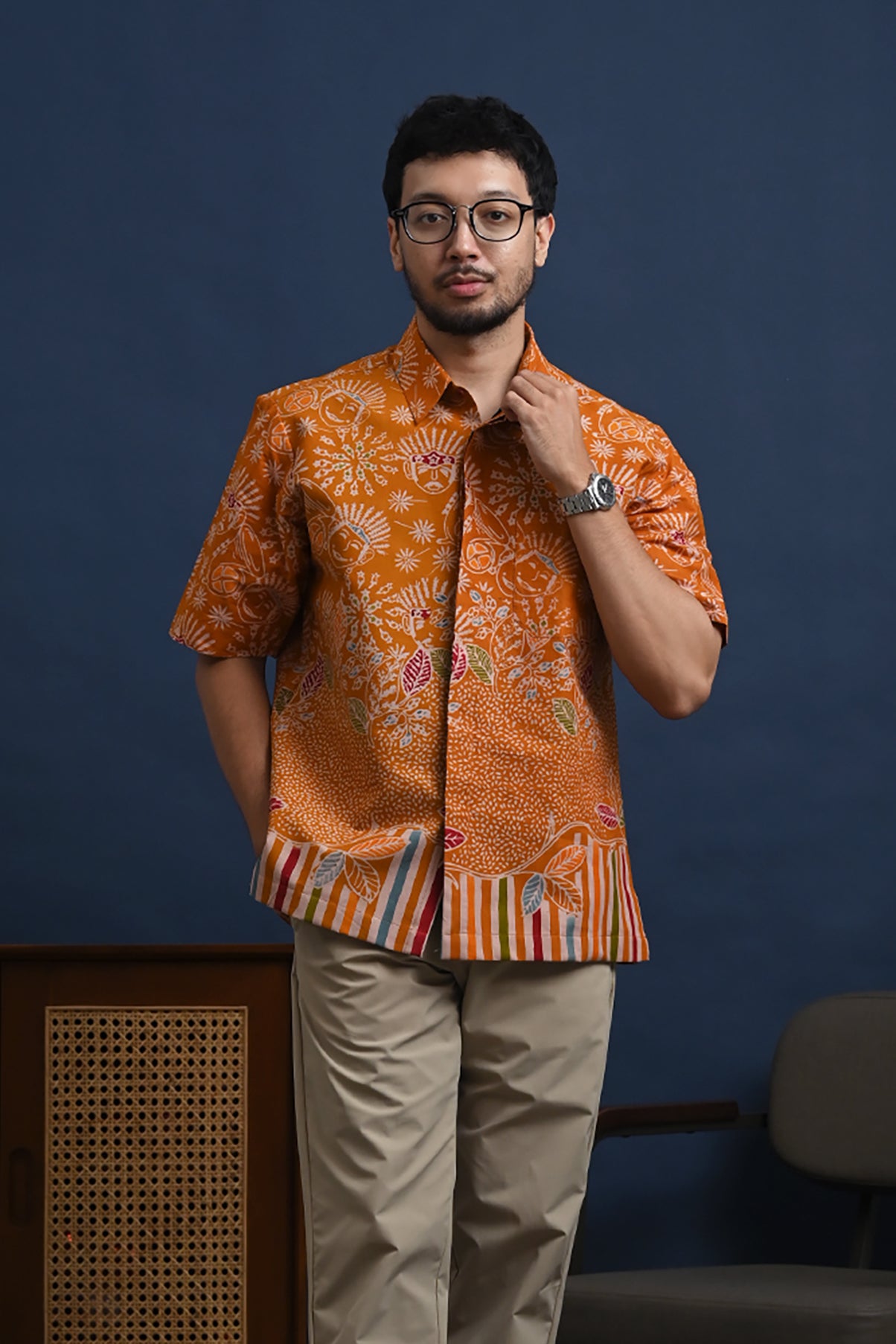 Betawi Orange Short M0300